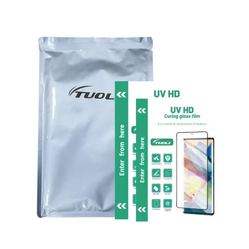 UV Curing Film UV Tempered Glass Screen Protector for Phone