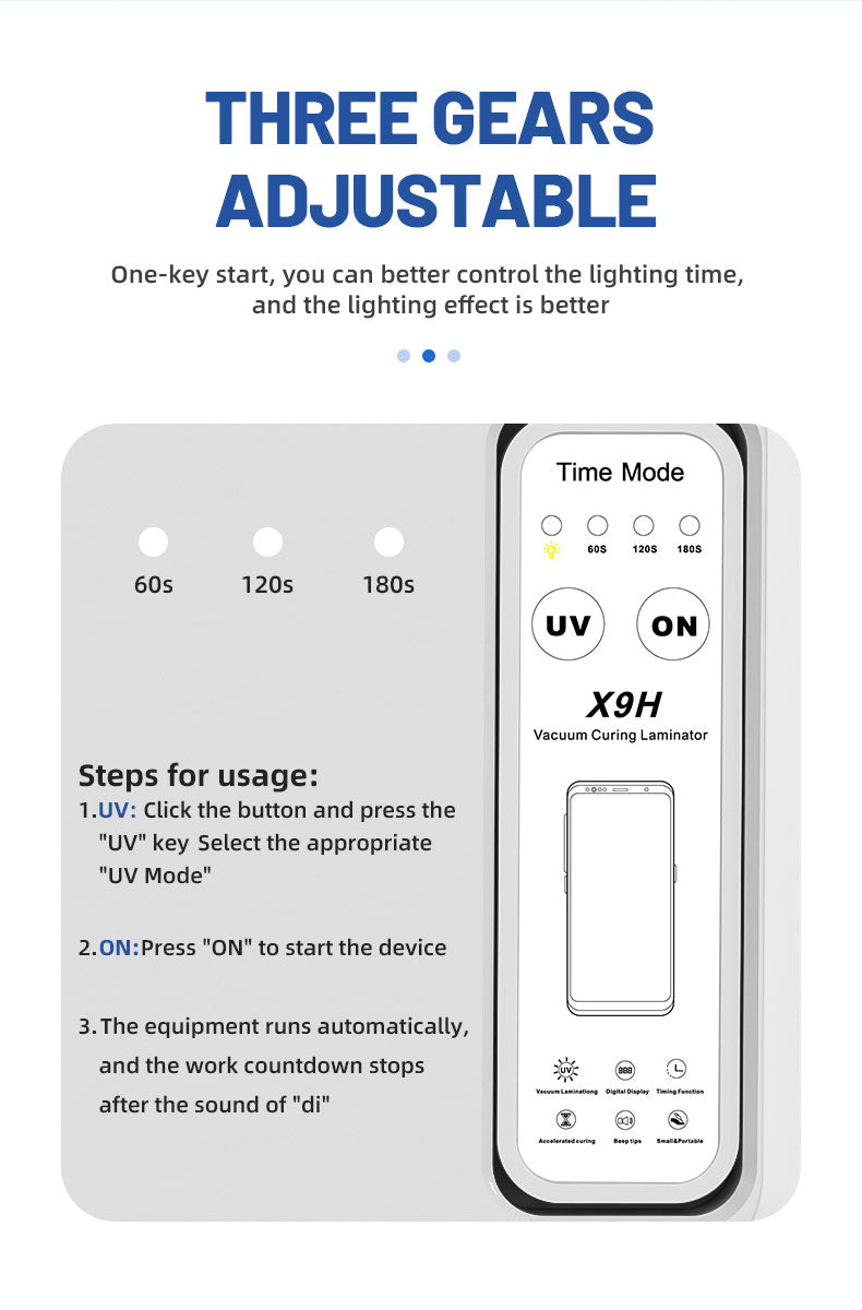 UV Curing Machine for Phone Glass Screen Protector